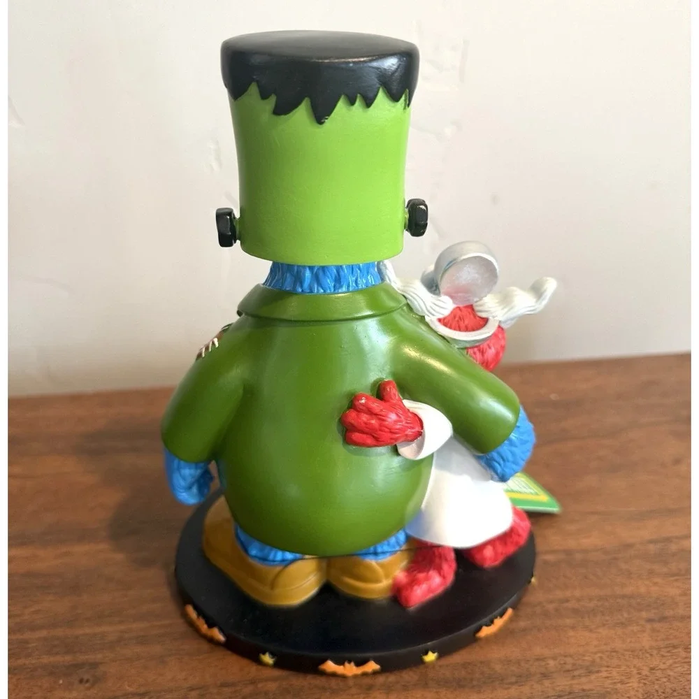 Frankenstein Cookie Monster Elmo Sesame Street Halloween Resin Figure